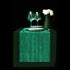 TABLE RUNNER (LUMINOUS FIBER OPTIC FABRIC) - BLACK FULLSTAR